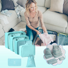 Compression Packing Cubes Set with Shoe Bag 6-Piece