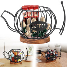 Coffee Pod Holder Wooden Base 12-Pack