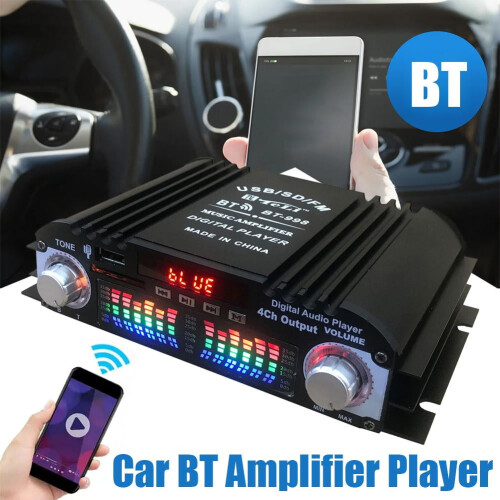 4 Channel Digital Audio Amplifier 1600W Peak Power 1