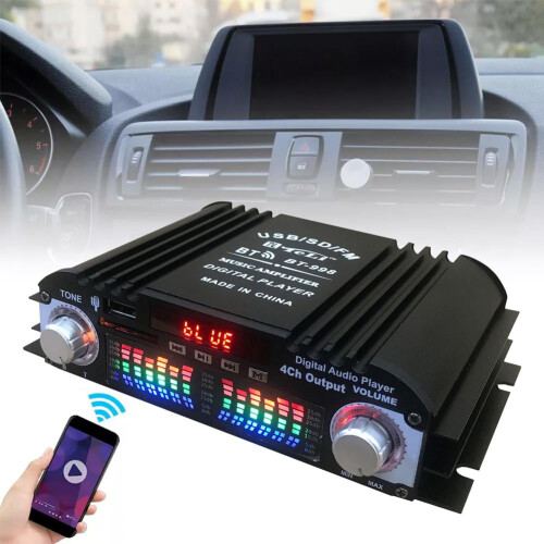 4 Channel Digital Audio Amplifier 1600W Peak Power 2
