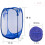 Foldable Mesh Laundry Hamper 2-Pack 6