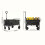 All-Terrain Folding Sports Transporter - Adjustable Handle, 3