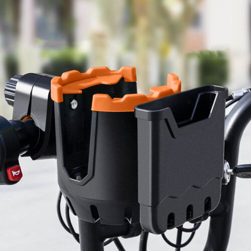 2-in-1 Stroller Cup and Phone Holder Adjustable Clamp Mount 2