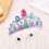 Mermaid Princess Headband Silver Rhinestone Crown 4