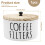 Wooden Coffee Filter Dispenser with Lid 1pc 2