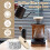 Wooden Coffee Filter Dispenser with Lid 1pc 5
