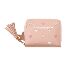 Women's Slim RFID-Blocking Bifold Wallet with Zipper Coin