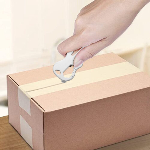 Guitar-Shaped Mini Multitool Card with 12 Functions 2