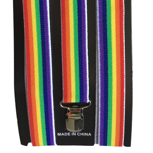 Women's Rainbow Y-Back Adjustable Suspenders 1 Pcs 1
