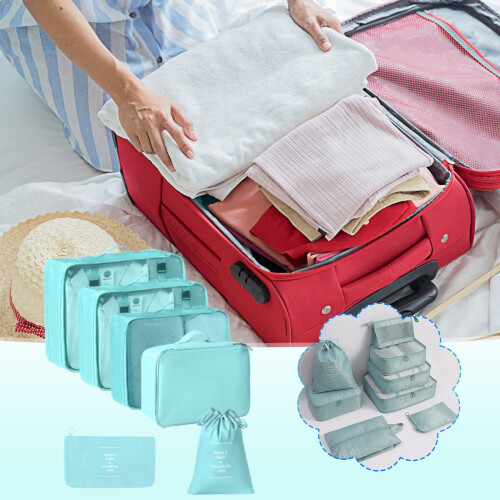 Compression Packing Cubes Set with Shoe Bag 6-Piece 2