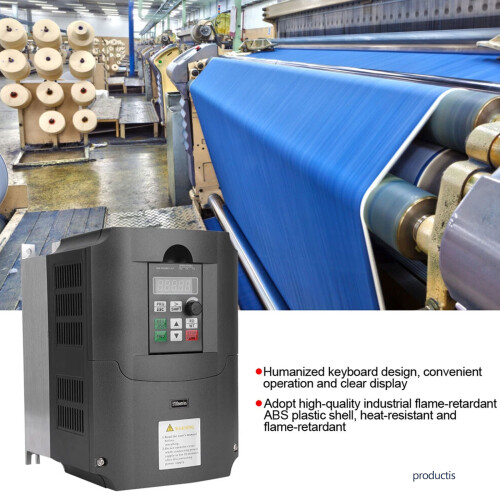 Single Phase to 3 Phase Variable Frequency Drives Inverter VFD 7.5KW 220V 380V 2