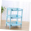 Rectangular Plastic Storage Rack 3-Tier Pink 6