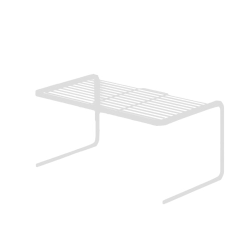 White Iron Countertop Shelf Rack 3-Tier 1