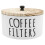 Wooden Coffee Filter Dispenser with Lid 1pc 1