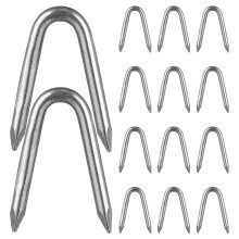 Iron U-Shaped Fence Staples Heavy-Duty 140 pcs