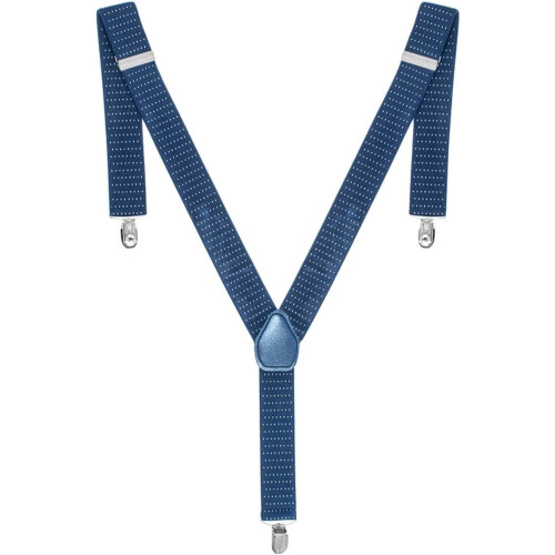 Men's Clip-on Suspenders Adjustable Elastic Fit