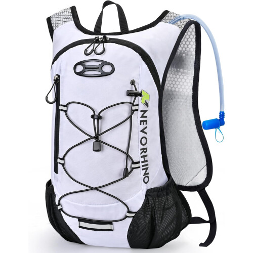 Hydration Backpack with 2L Leakproof Bladder, 12L