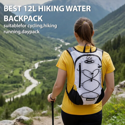 Hydration Backpack with 2L Leakproof Bladder, 12L 1