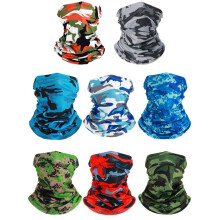 Summer Camo Neck Gaiter Scarf for Men 8 Pack