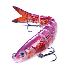Swimbait Fishing Lure Hard Bait 13.4 cm 8-Section with Hook