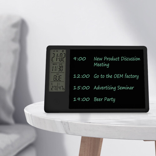 LCD Writing Tablet with Calendar and Clock 10 Inch
