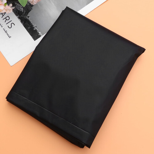 Adult Rain Poncho Reusable EVA Black 1 Pack 1