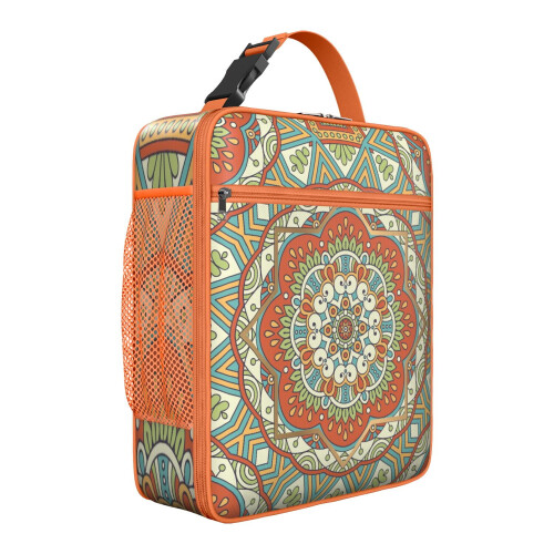 Mandala Psychedelic Insulated Lunch Bag 12L