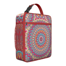 Mandala Psychedelic Thermal Lunch Box Soft Reusable Cooler