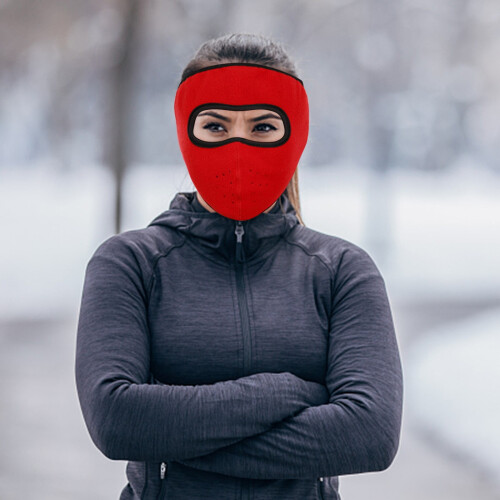 Winter Full Face Mask Warmth Thickened Neck Ear Protection