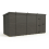 14x6 Pent Composite Shed Tanalised (Single Door, No Windows) 2