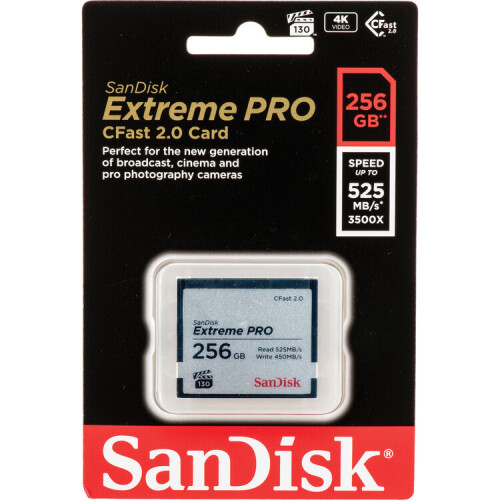 SanDisk SanDisk Extreme Pro CFast 2.0 512GB 525MB/s SDCFSP-512G-G46D 2