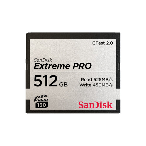 SanDisk SanDisk Extreme Pro CFast 2.0 512GB 525MB/s SDCFSP-512G-G46D 1
