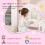 Kids Vanity Table and Chair Set ,Mirror and Stool 5