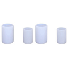 Cylinder Candle Molds for Candle Making, Pillar Candle Silicone Molds for Resin Casting Epoxy Mold (4Pcs)