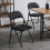 4pcs Elegant Foldable Iron & PVC Chairs for Convention & Exhibition 15
