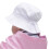 (3-5 Years, White) Larkwood Baby Plain Bucket Hat 2