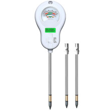 Soil Test Kit - Moisture, PH, Fertility, Sunlight, Temp & Humidity Meter with LCD Display 3-Pack