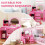 Kids Vanity Table and Chair Set,Pink 7