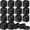 Furniture Risers Adjustable Bed Risers 2.2 Inch Stackable Heavy Duty Bed Lifts Risers Square Bed Raising Blocks 16 Pcs 1