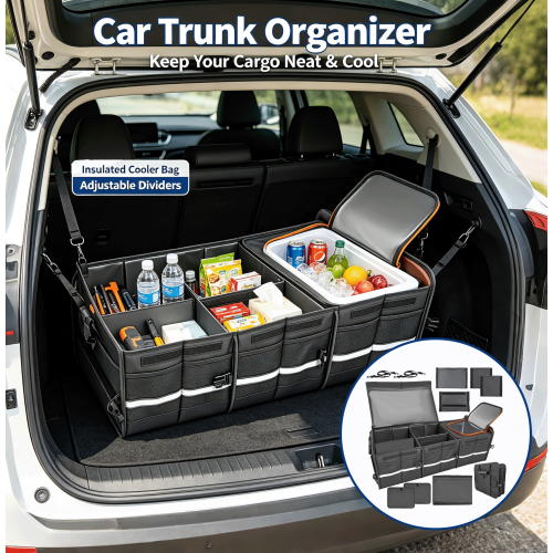 Car Boot Storage Organiser, Cool Bag & Multi Compartment Storage Box