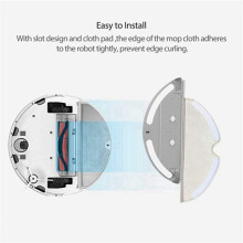 24Pcs Mop Cloth for  Mijia 1C Robot Vacuum Mop , Robotic Vacuum Cleaner Accessories Replacements