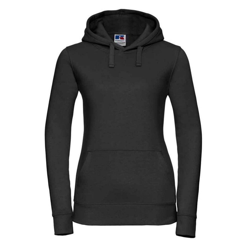Russell (10 Uk, Black) Womens/Ladies Authentic Hoodie
