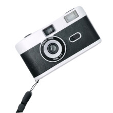 Retro 35mm Half Frame Film Camera with Flash