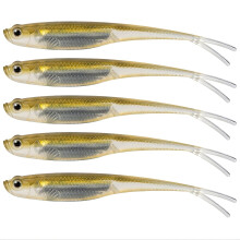 Artificial Floating Fishing Lure Bionic Forked Tail 5 pcs