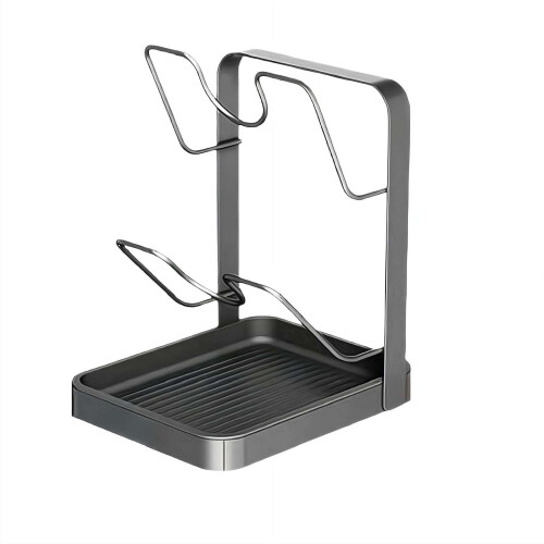 Stainless Steel Pot Lid Holder Double Layer 1 Piece