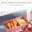 Leak-Proof Bento Box 850ml Microwave-Safe with Divider and 4