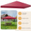 Replacement Gazebo Canopy 300x300 cm, Polyester, Wine 8