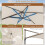 3 meter cantilever parasol – 360 draaibaar, beige 8