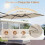 3 meter cantilever parasol – 360 draaibaar, beige 7