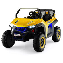 12V Kids Ride-On Truck, 2-Seater, Remote, Suspension